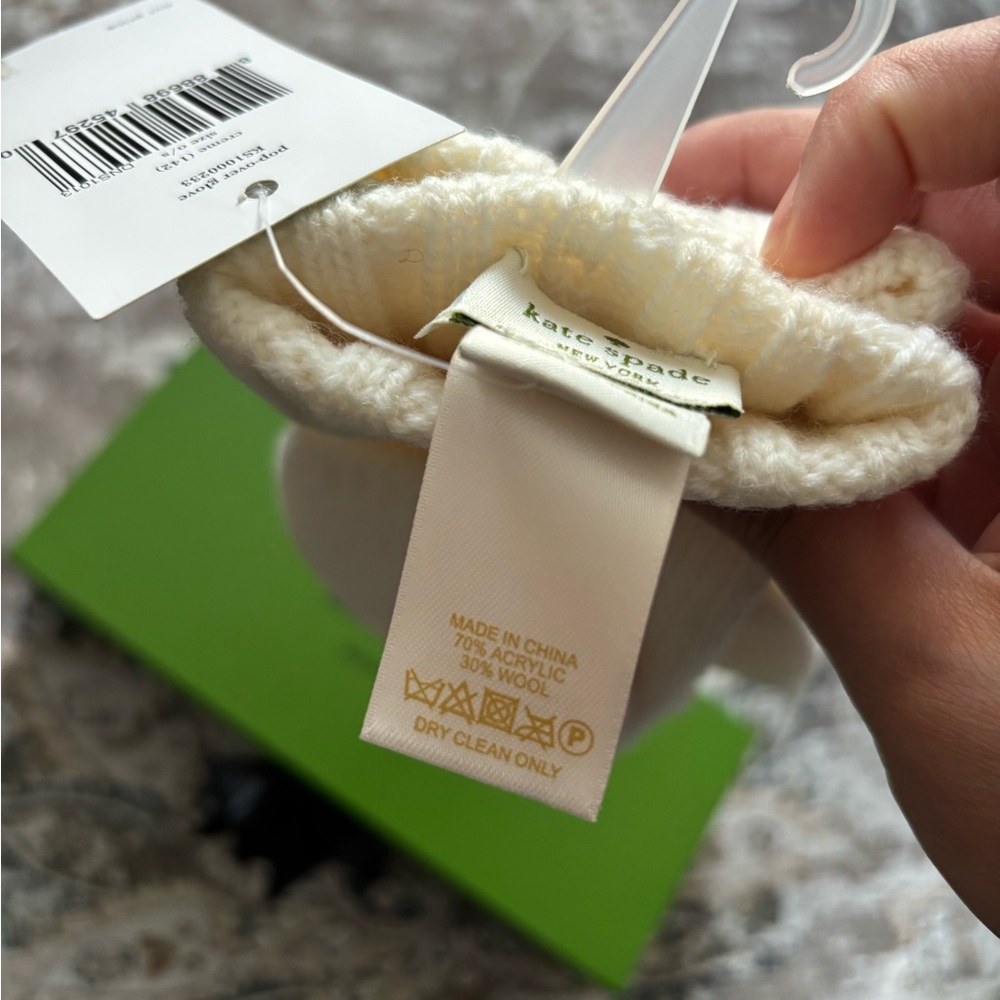 Kate Spade Cream Wool Blend Accessories - Picture 2 of 3